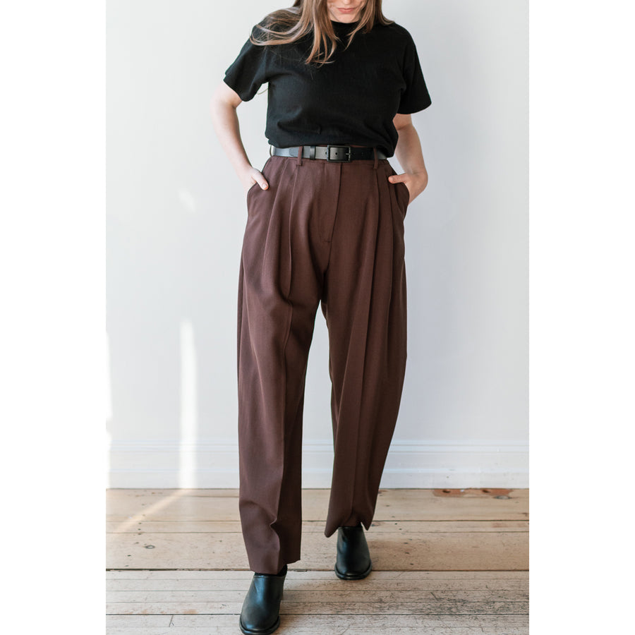 Studio Nicholson Sperro Pant in Conker