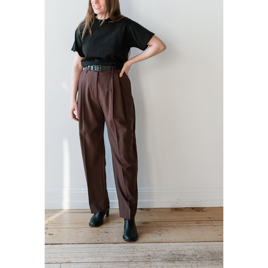 Studio Nicholson Sperro Pant in Conker