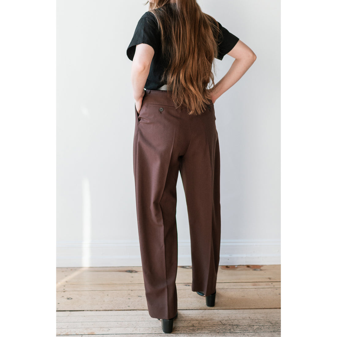 Studio Nicholson Sperro Pant in Conker