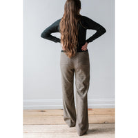 Rodebjer Aniara Hounds Pants in Brown and Beige