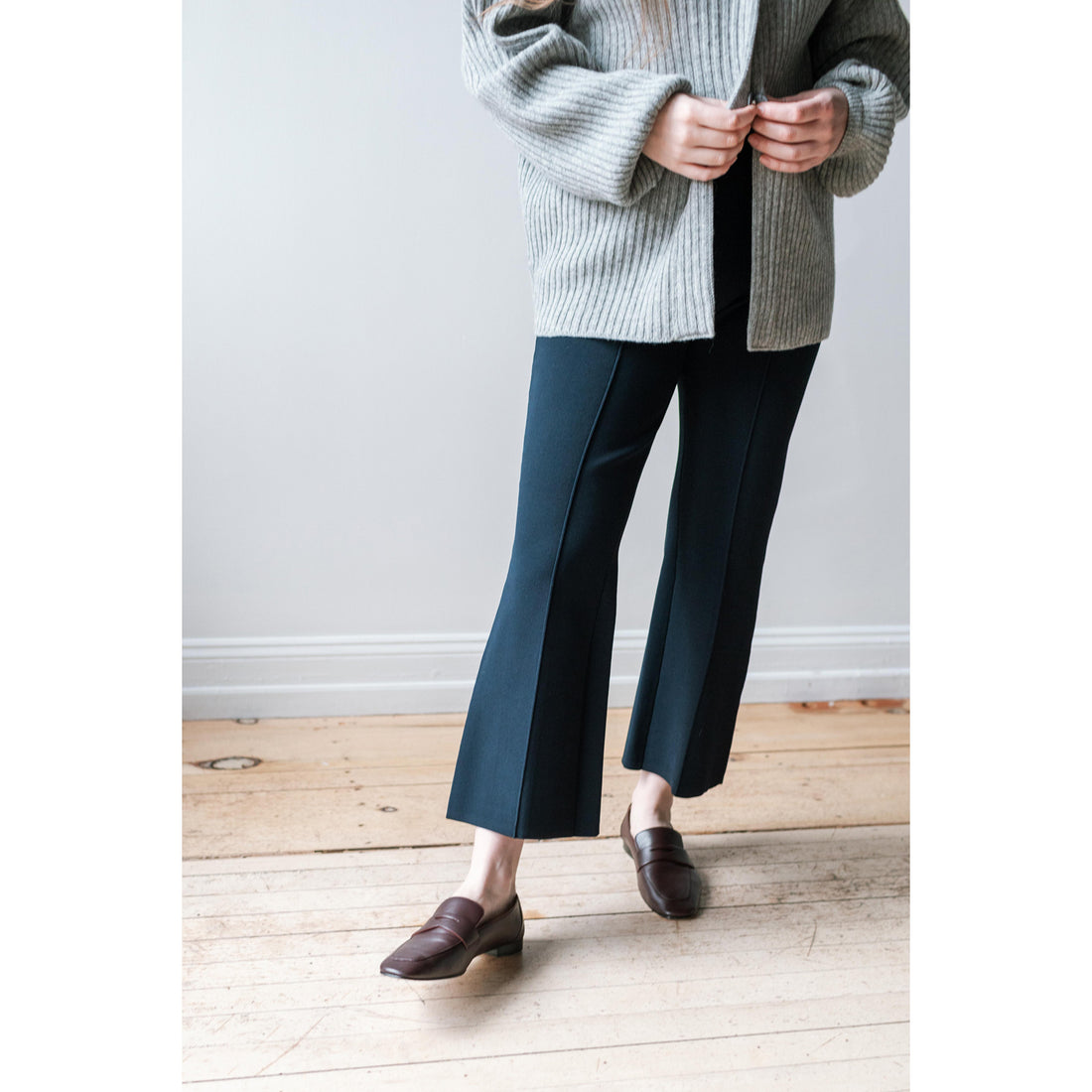 Apiece Apart Rene Pull On Pant in Navy