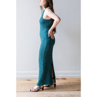 Nomia Racerback Maxi Dress in Petrol