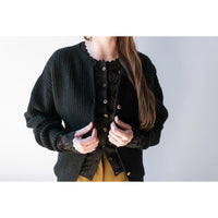 Diotima Portia Cardigan in Black