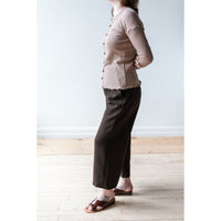 Baserange Tav Cardigan in Dried Beige