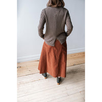 Ichi Antiquités Wholegarment Cardigan in Mocha