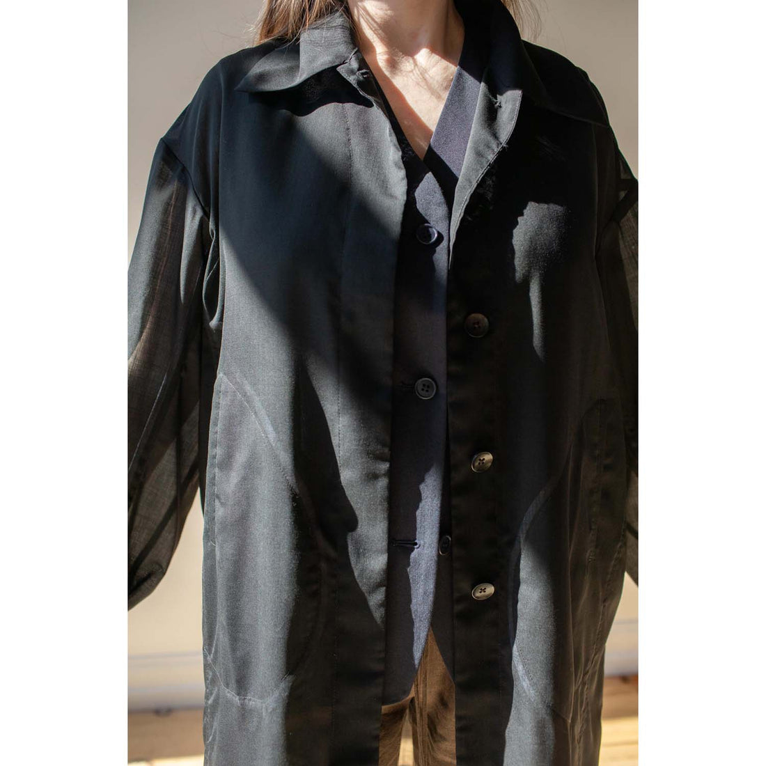 Kallmeyer Dixon Car Coat in Black