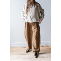 Apiece Apart Manu Drawstring Pant in Toffee