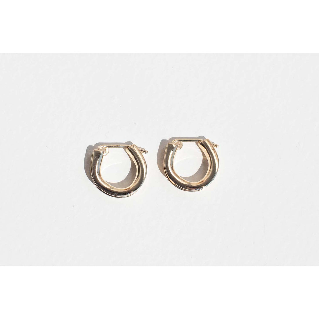 Fay Andrada Lukko SM Hoops in 23K Gold Plated Silver