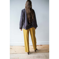 Kallmeyer Houghton Pleated Trouser in Chartreuse