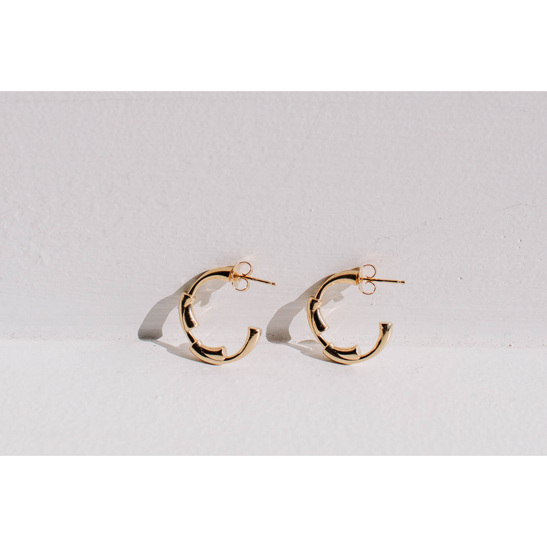 Sapir Bachar Gold Wind Hoops