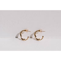 Sapir Bachar Gold Wind Hoops