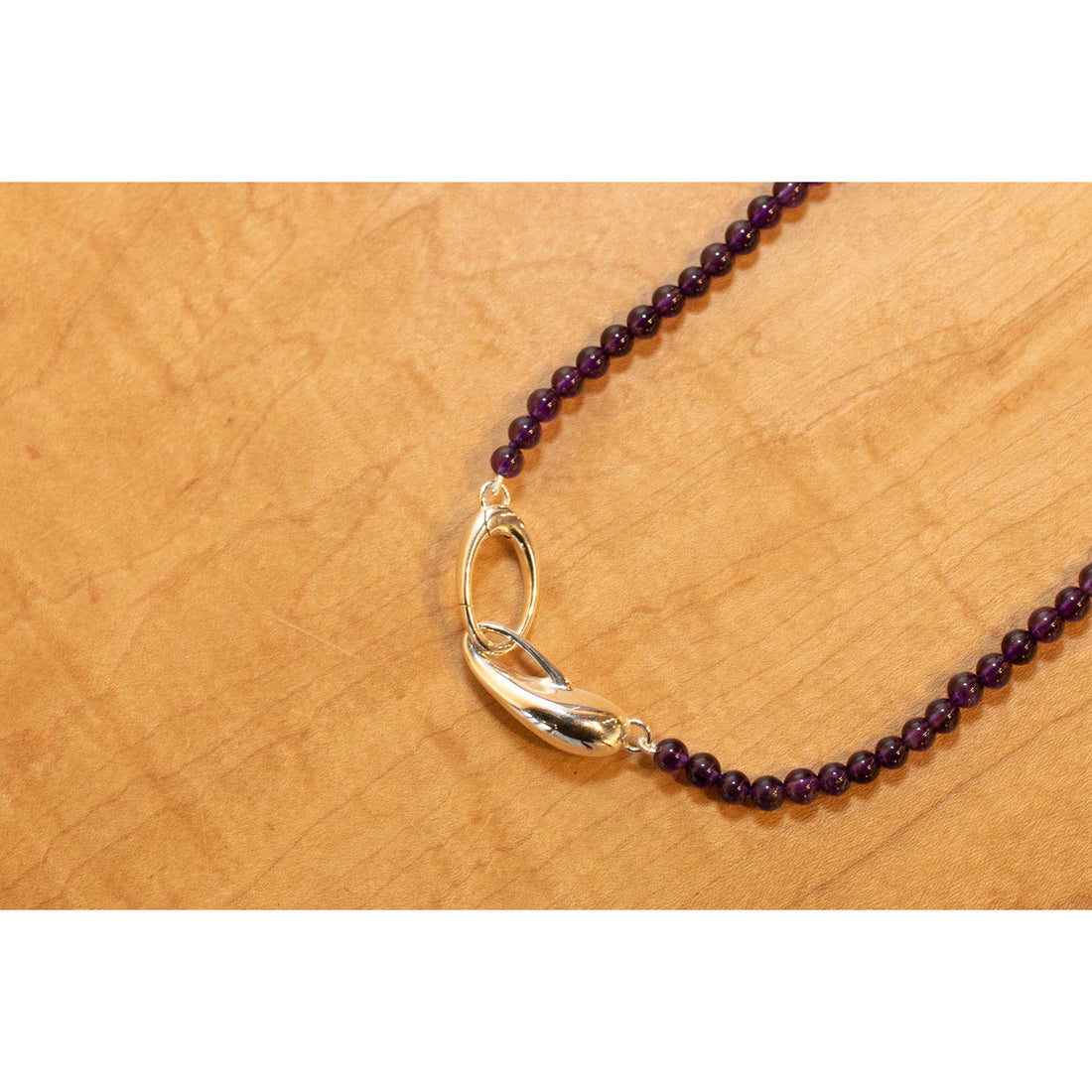 Leigh Miller Amethyst Choker in Sterling Silver