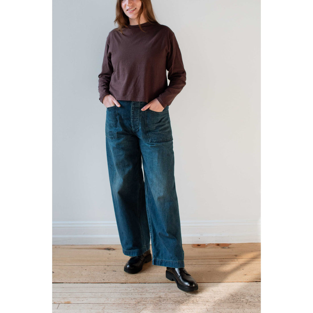 Chimala Denim Deck Trousers in Indigo