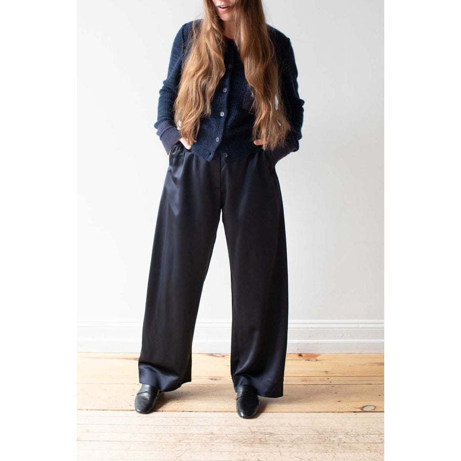 Studio Nicholson Myers Pant in Black Ink