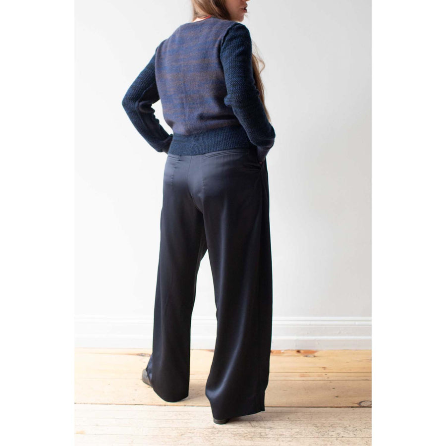 Studio Nicholson Myers Pant in Black Ink