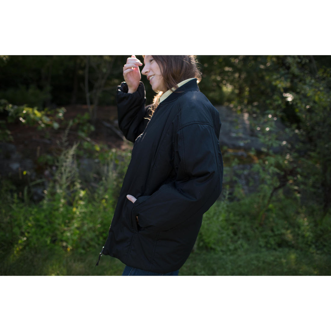 Apiece Apart Orka Long Bomber in Black