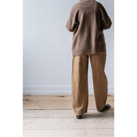 Apiece Apart Manu Drawstring Pant in Toffee