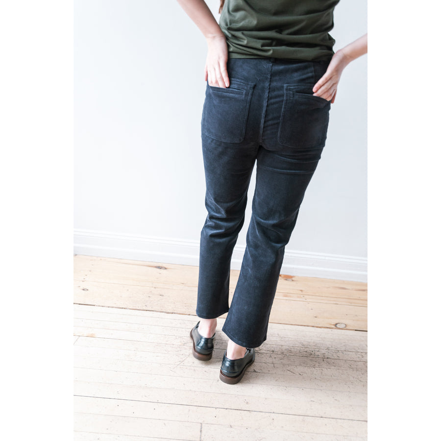 Apiece Apart Slim Marston Pant in Midnight Corduroy