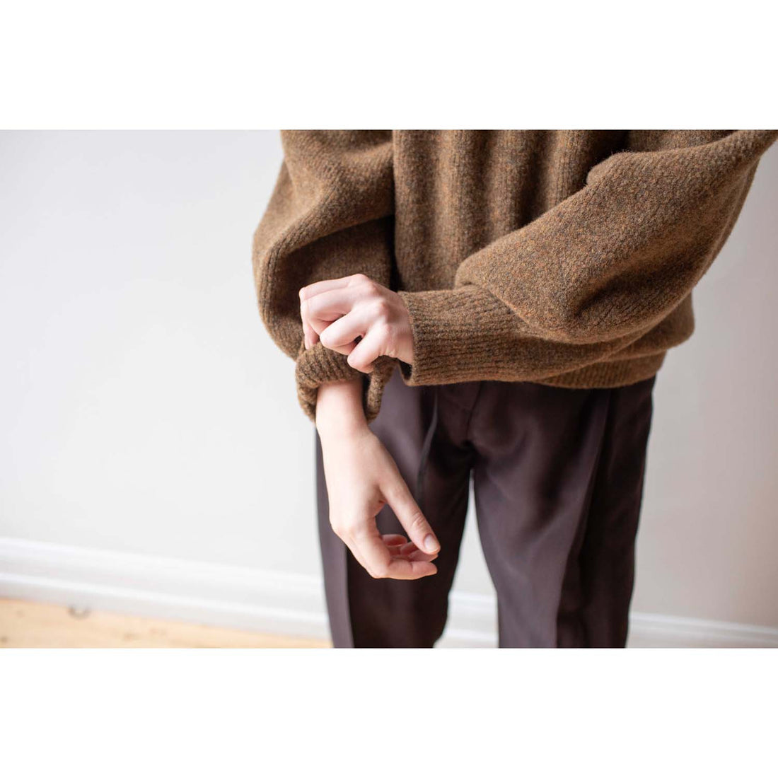 Studio Nicholson Sirio Sweater in Nutmeg