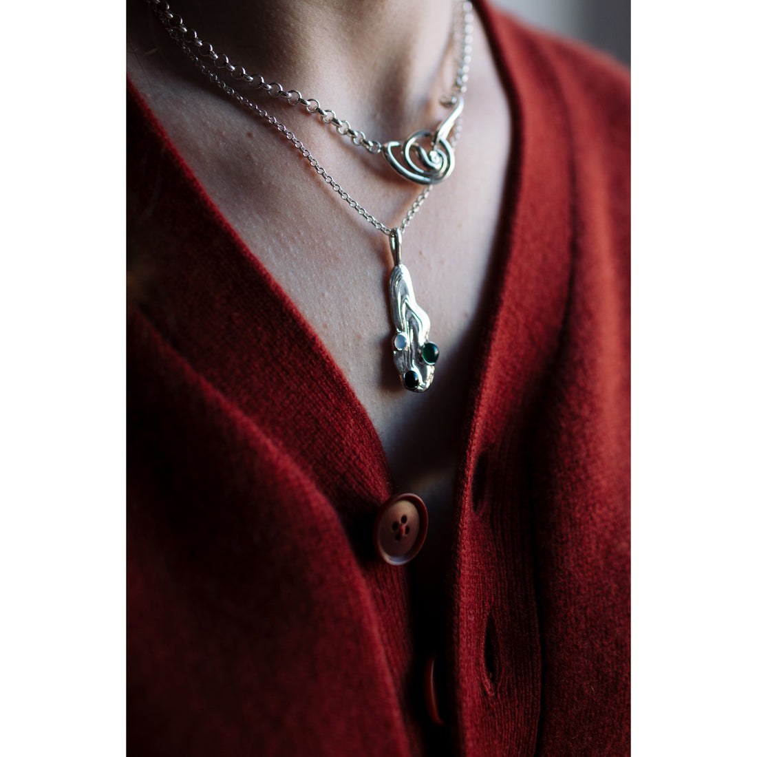 Leigh Miller Orso Choker in Sterling Silver