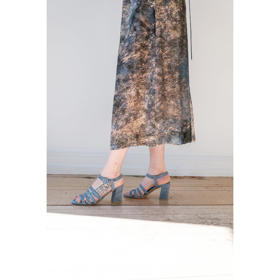 Maryam Nassir Zadeh Palma High Sandal in Jeans