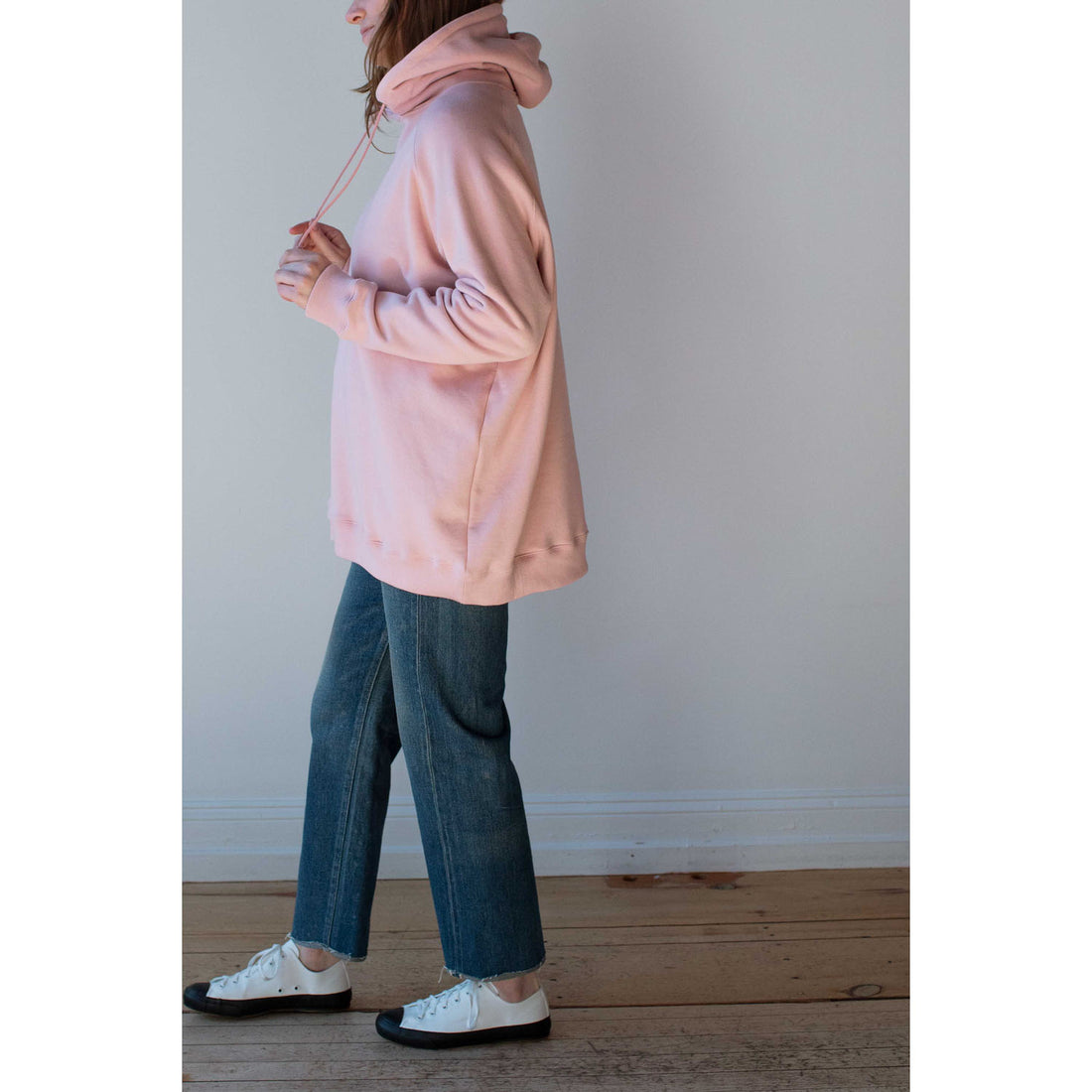 Ichi Antiquités French Terry Hoodie in Pink