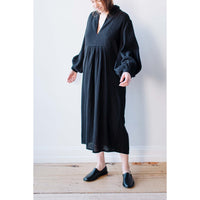 Anaak Anna Shawl Collar Dress in Onyx