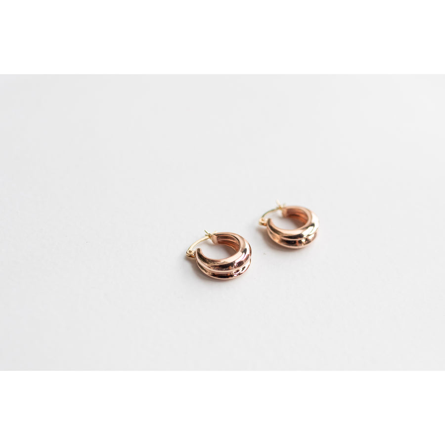 Ursa Major Cori Hoops in 12.5K Apricot Gold