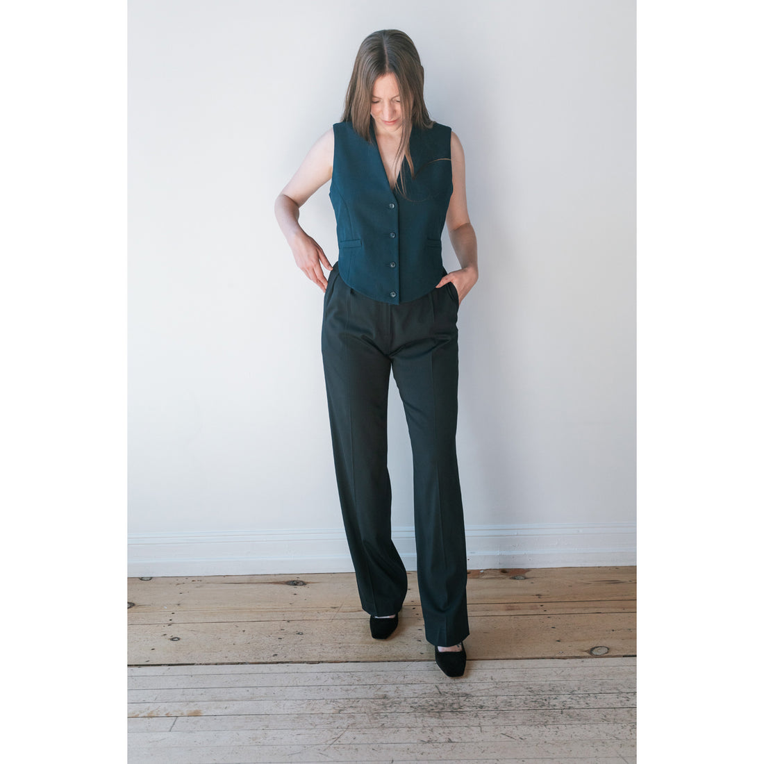 Kallmeyer Le Smoking Trouser in Navy Sporty Suiting