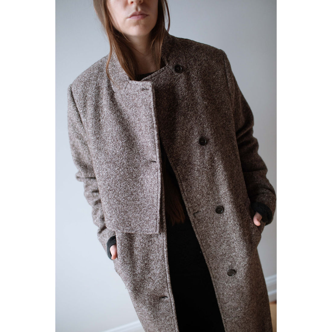 Henrik Vibskov Evening Coat in Taupe