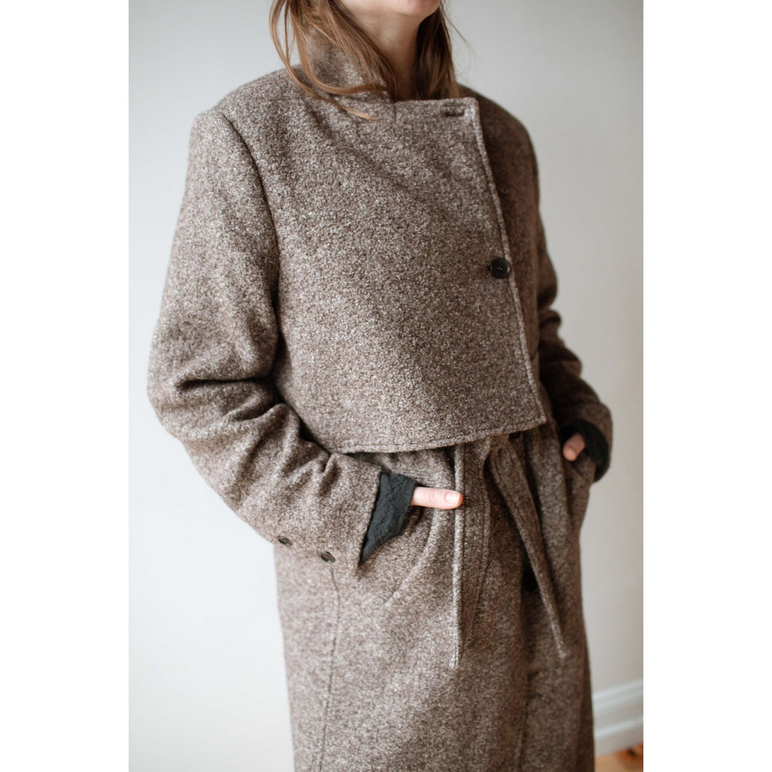 Henrik Vibskov Evening Coat in Taupe