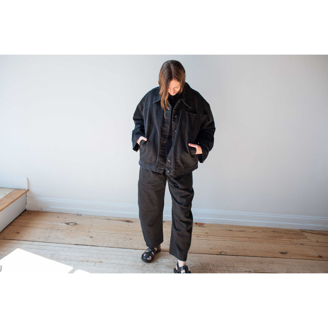 Kallmeyer Elliot Chore Coat in Onyx