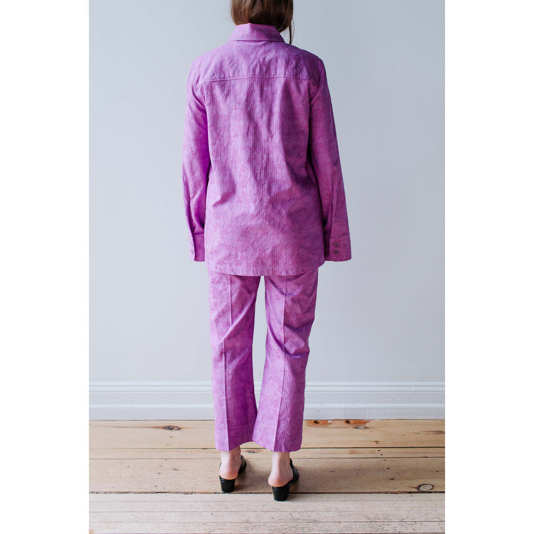 Rodebjer Miso Stripe Pants in Orchid