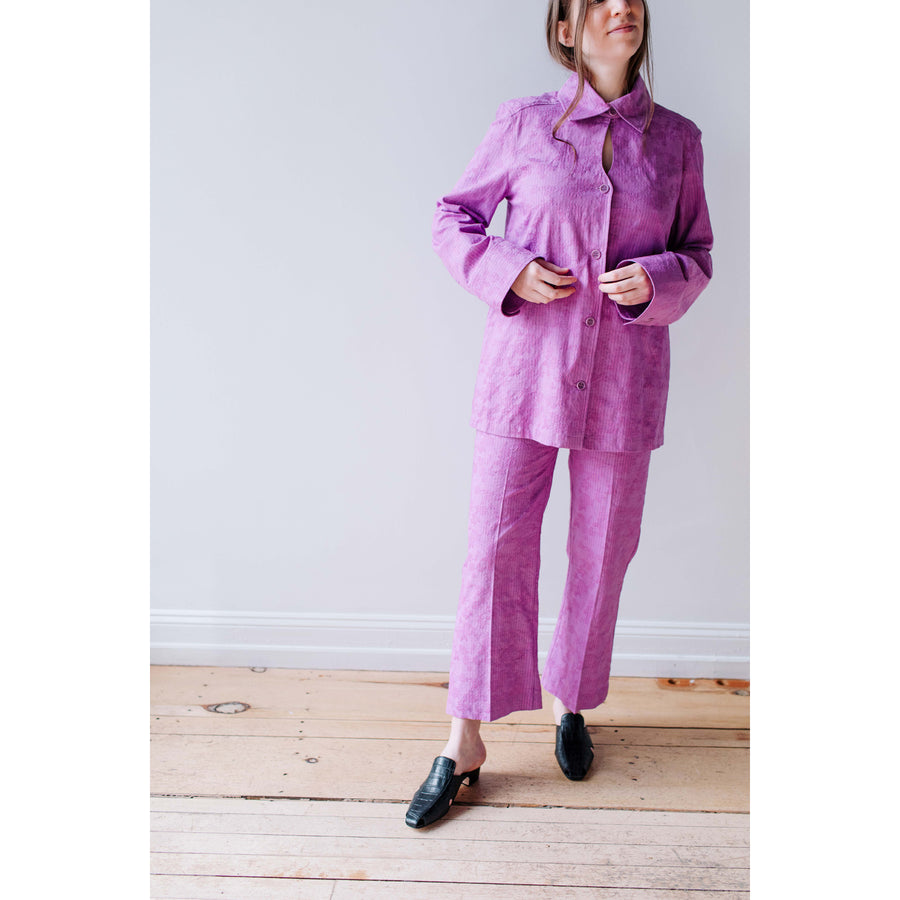 Rodebjer Miso Stripe Pants in Orchid