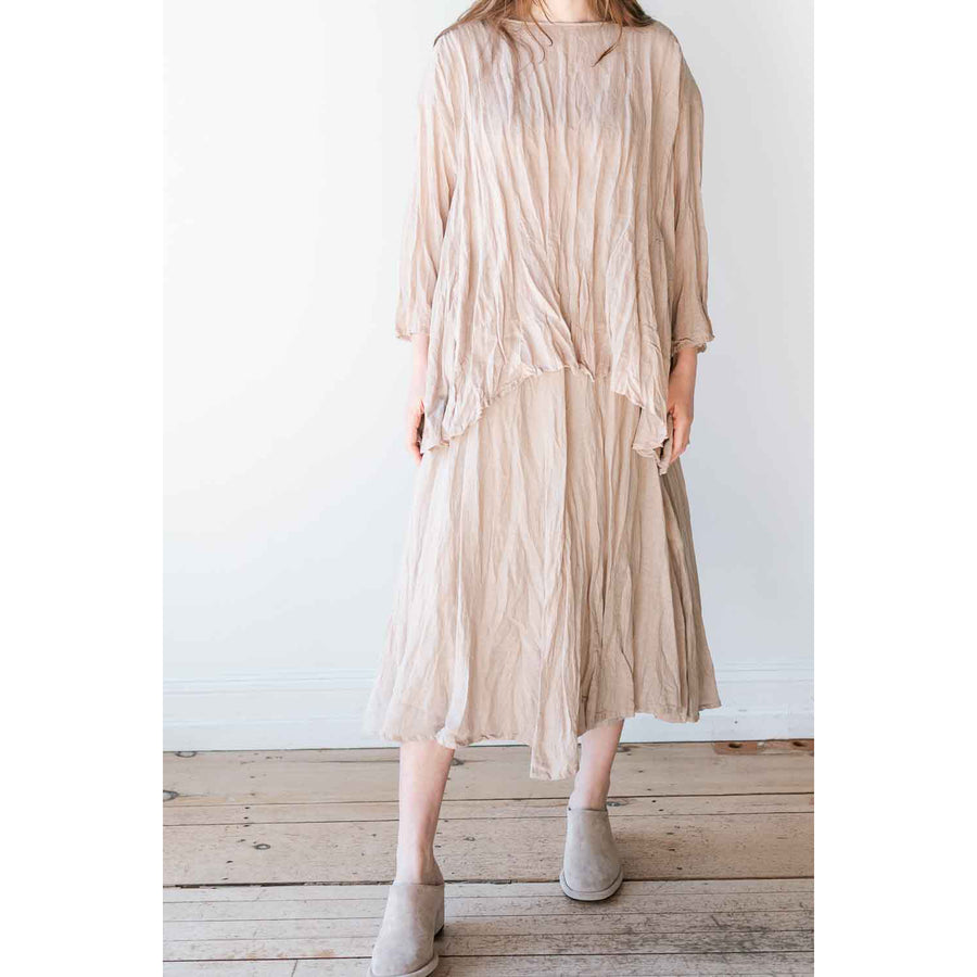 Pas de Calais Long Skirt in Beige