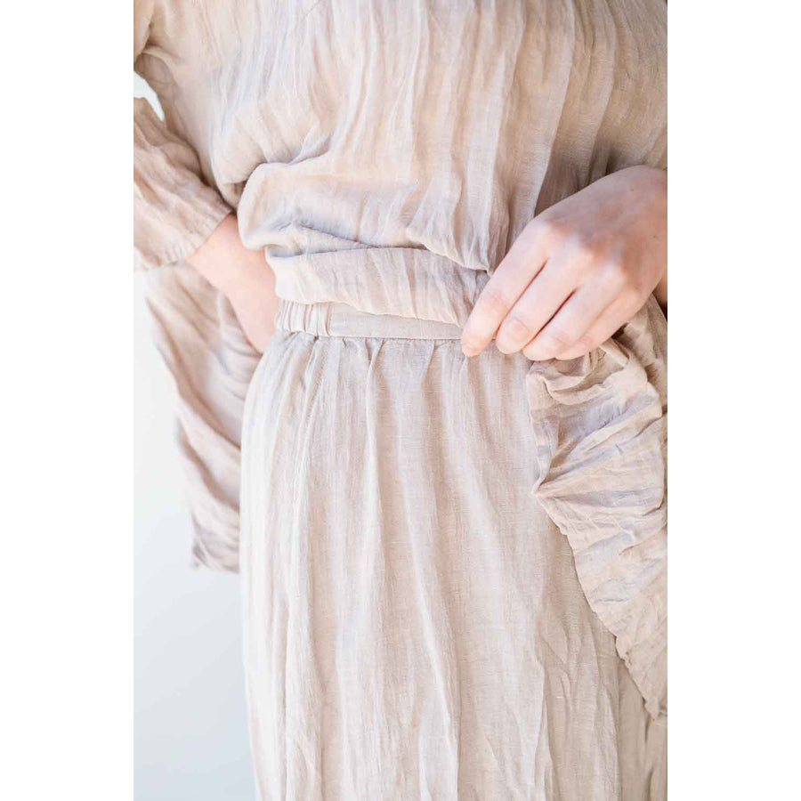 Pas de Calais Long Skirt in Beige