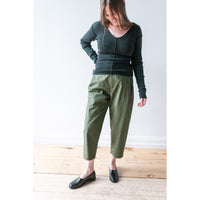 Nicholson & Nicholson Sand Pant in Khaki Gabardine