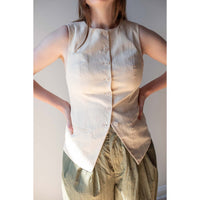 Apiece Apart Marca Tunic Vest in Ecru