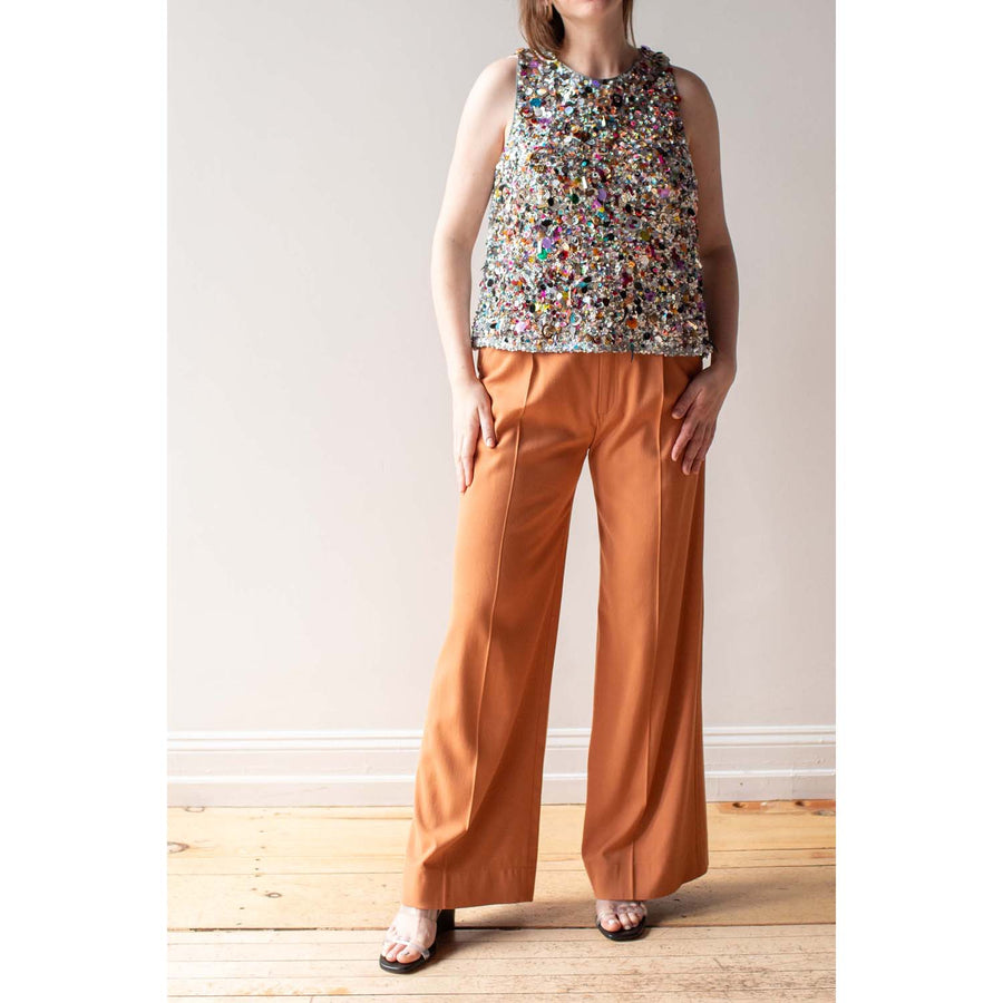 Rodebjer Addie Pants in Dark Rust