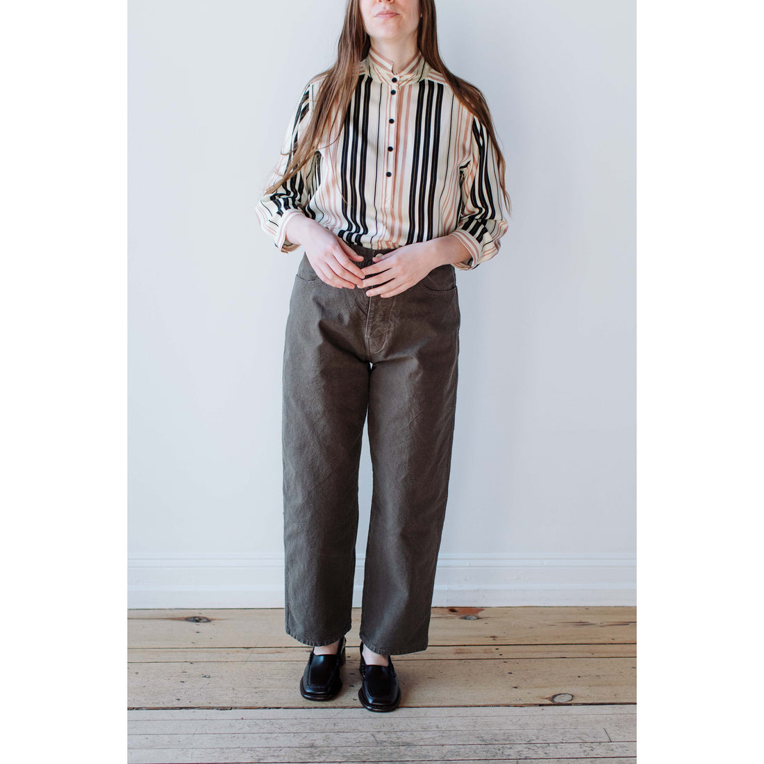 Jesse Kamm California Wide Pant in Mushroom