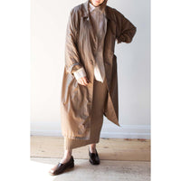 Hope Flood Nylon Coat in Mid Beige