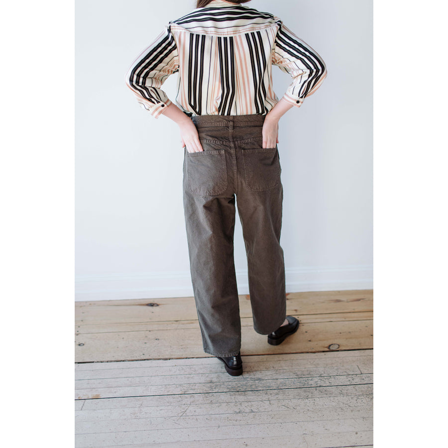 Jesse Kamm California Wide Pant in Mushroom