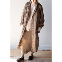 Hope Flood Nylon Coat in Mid Beige