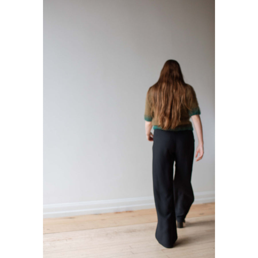 Apiece Apart Cara Wide Leg Pant in Midnight