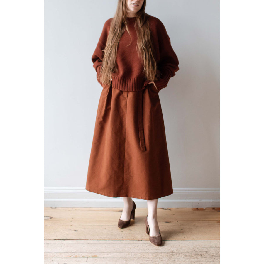 Sayaka Davis Flared Skirt in Cinnamon