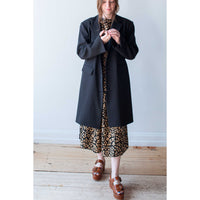 Nomia Oversize Overcoat in Black