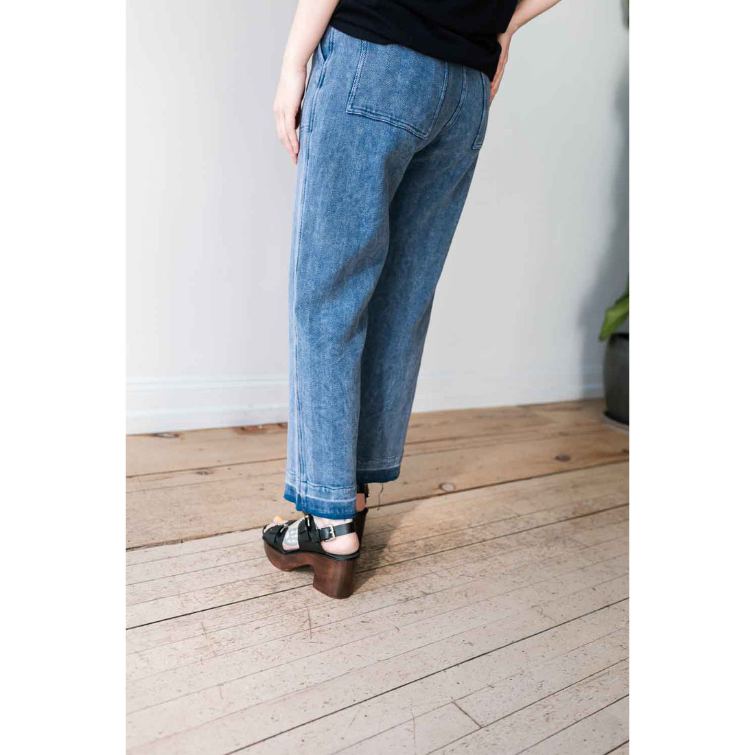 Raquel Allegra Maison Pant in Indigo Wash