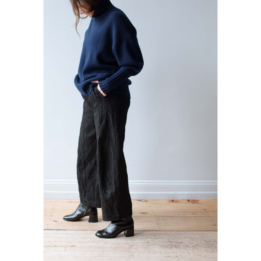 Henrik Vibskov Shade Suiting Pants in Black Shadow Lines