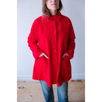 Carleen Constance Jacket in Red Corduroy