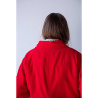 Carleen Constance Jacket in Red Corduroy